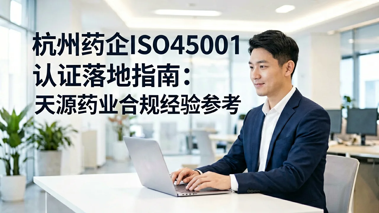 杭州药企ISO45001认证落地指南:天源药业合规经验参考